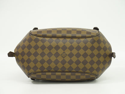 Louis Vuitton Belem Handbag Damier, BROWN, CANVAS, Handbag