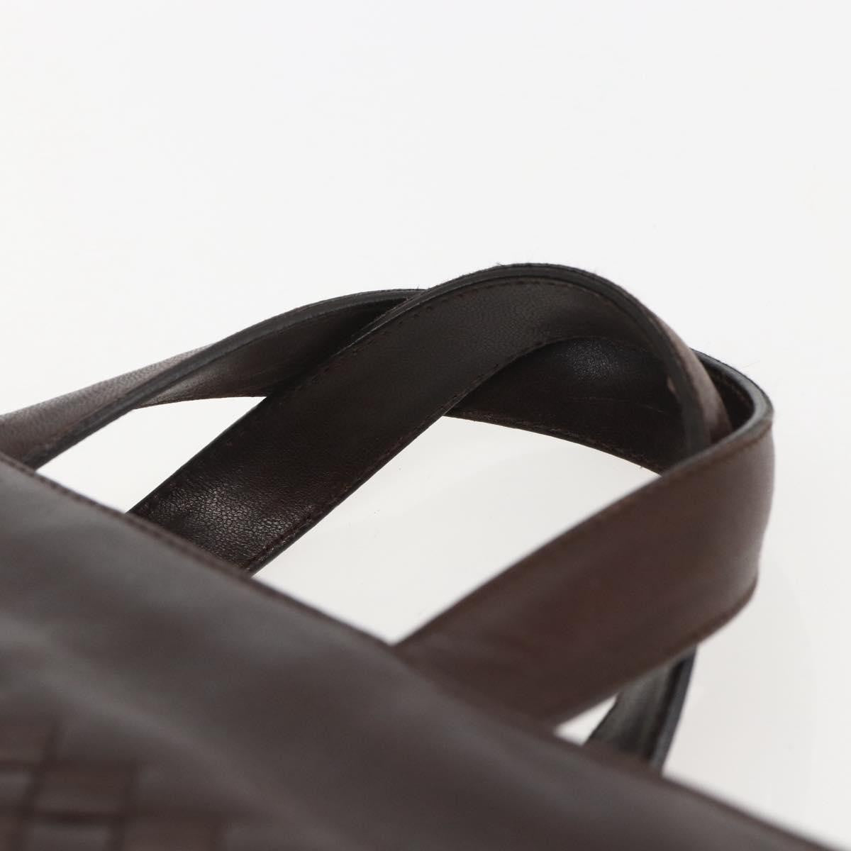 Bottega Veneta Intrecciato Handbag Leather, BROWN, LEATHER, Handbag