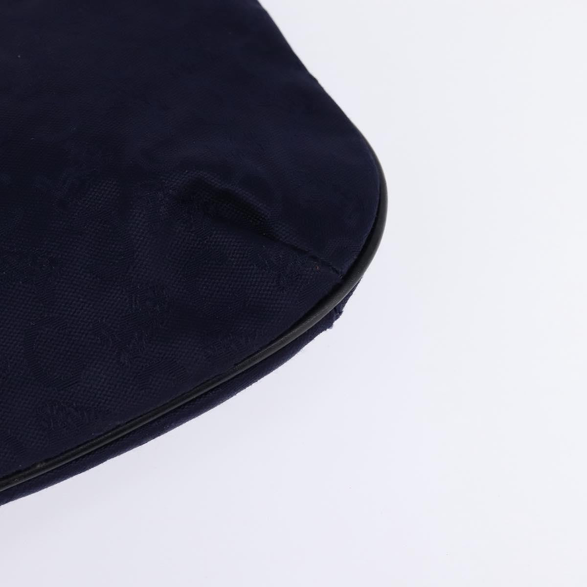 Celine C Sulky Handbag Canvas, NAVY, CANVAS, Handbag
