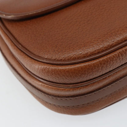 Burberry Vintage Shoulder Bag Leather, BROWN, LEATHER, Shoulder bag