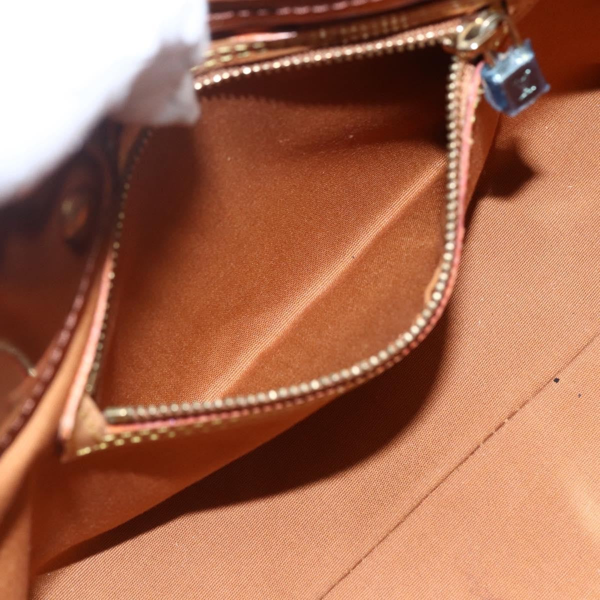 Louis Vuitton Reade Handbag Monogram Vernis, BROWN, PATENT_LEATHER, Handbag