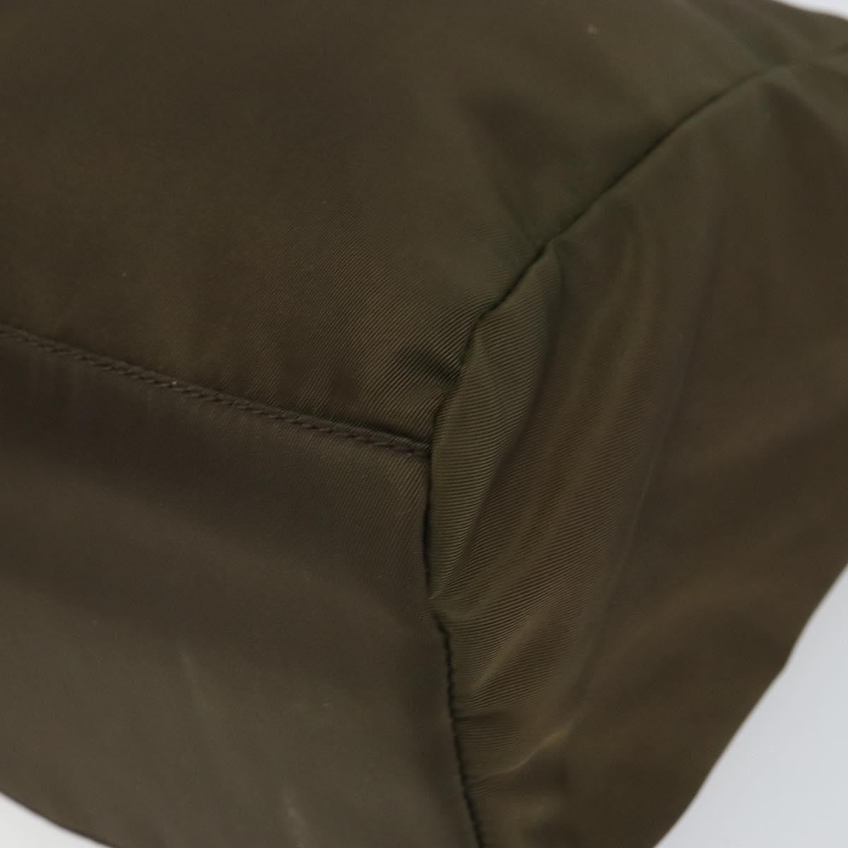 Prada Open Tote Tessuto, KHAKI, NYLON, Handbag