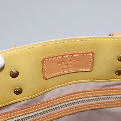 Louis Vuitton Reade Handbag Monogram Vernis, Beige, Patent Leather, Handbag