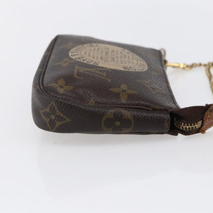 Louis Vuitton Pochette Accessoires Limited Edition Monogram Canvas, BROWN, CANVAS, Clutche & pouche