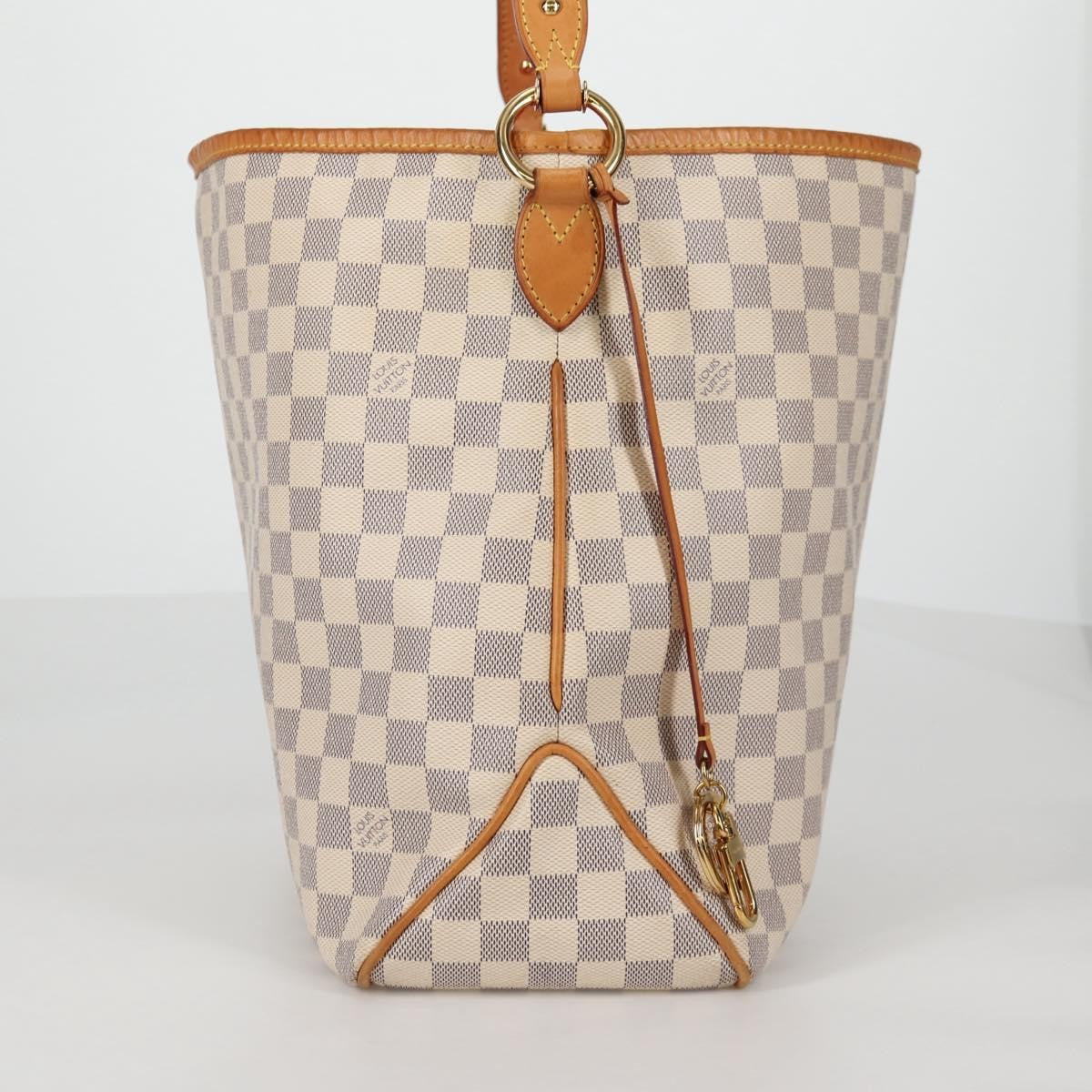 Louis Vuitton Delightful NM Handbag Damier, WHITE, CANVAS, Handbag