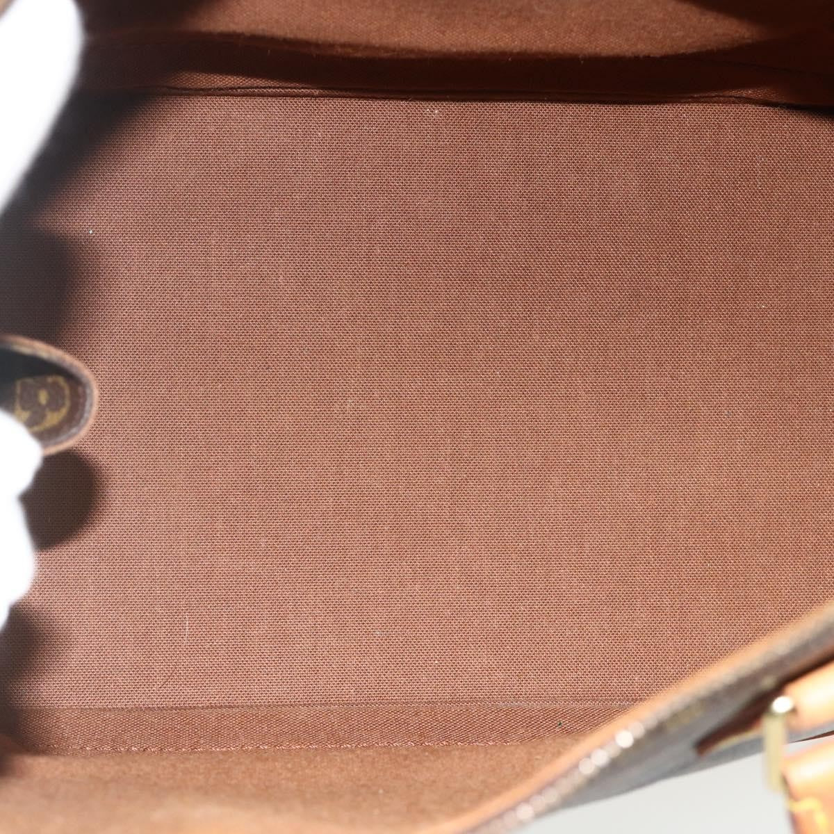 Louis Vuitton Alma Handbag Monogram Canvas, Brown, Canvas, Handbag