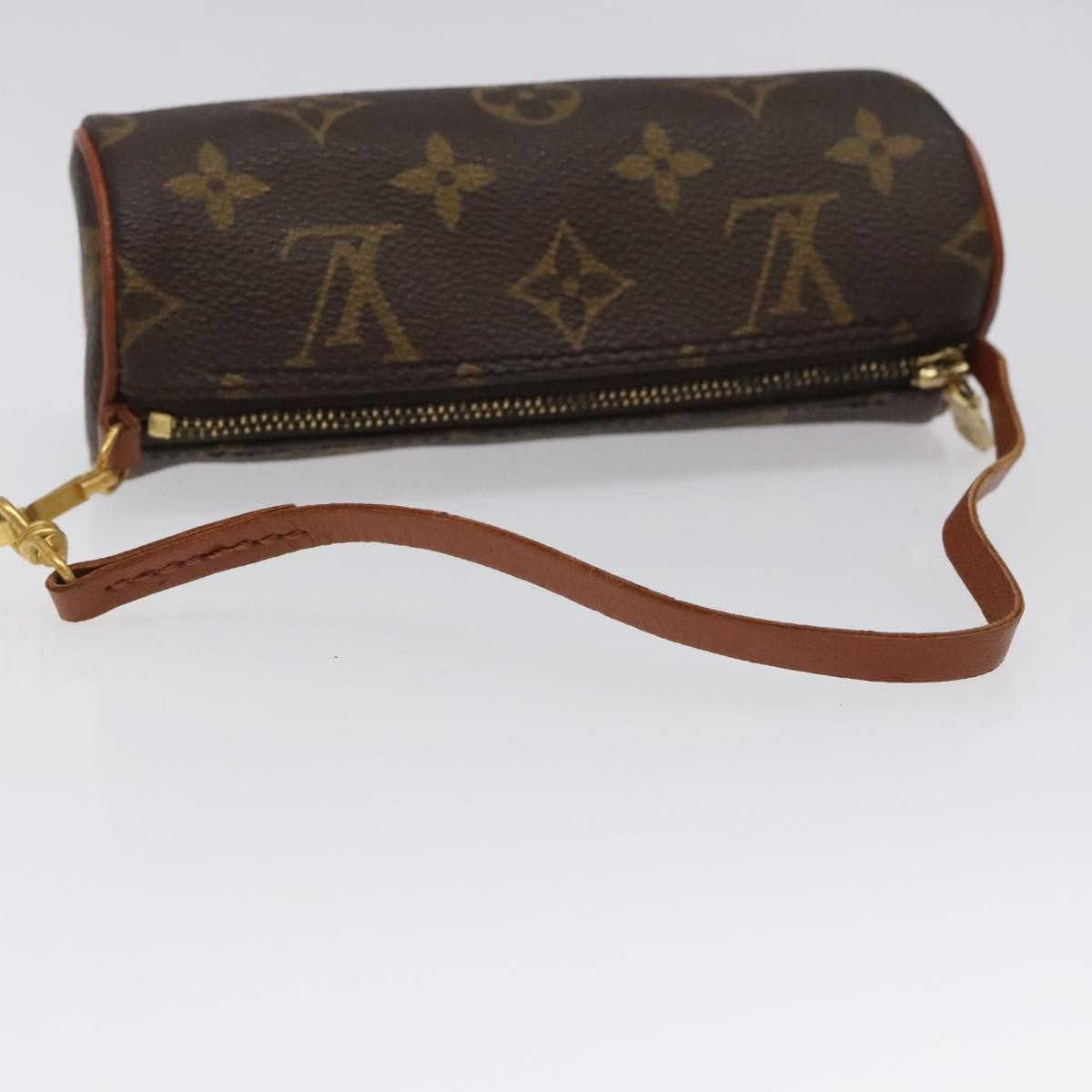 Louis Vuitton Papillon Pochette Monogram Canvas, BROWN, CANVAS, Handbag