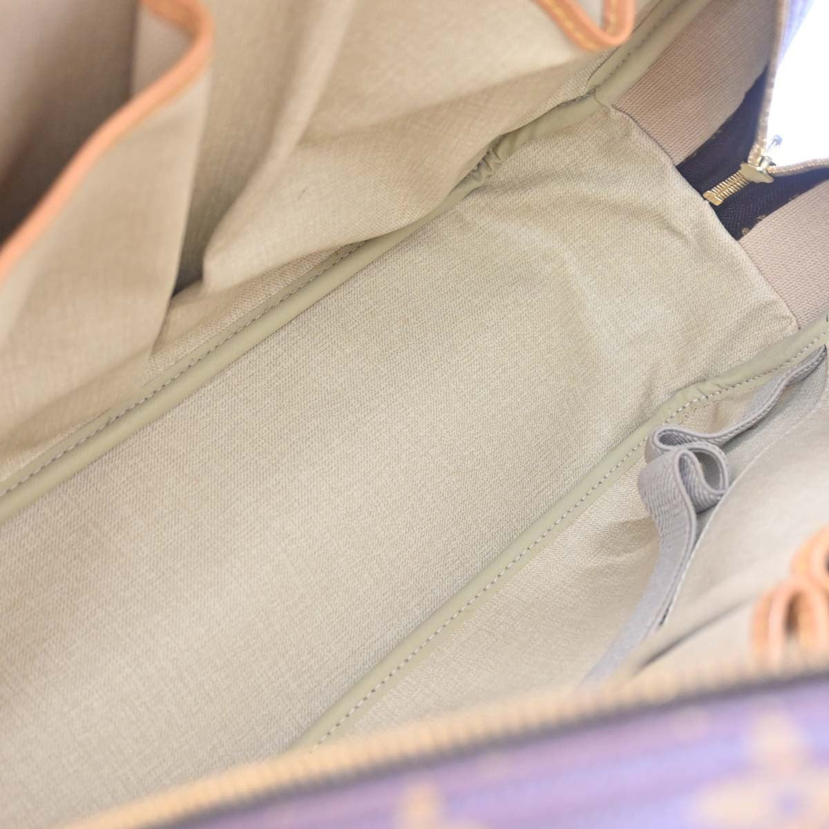 Louis Vuitton Deauville Handbag Monogram Canvas, Brown, Canvas, Handbag