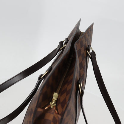 Louis Vuitton Babylone Handbag Damier, BROWN, CANVAS, Shoulder bag