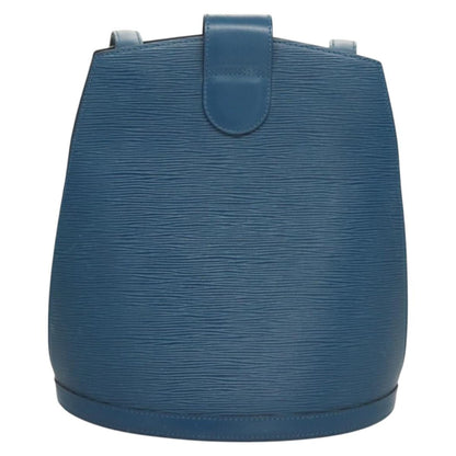 Louis Vuitton Cluny Shoulder Bag Epi Leather, BLUE, LEATHER, Shoulder bag