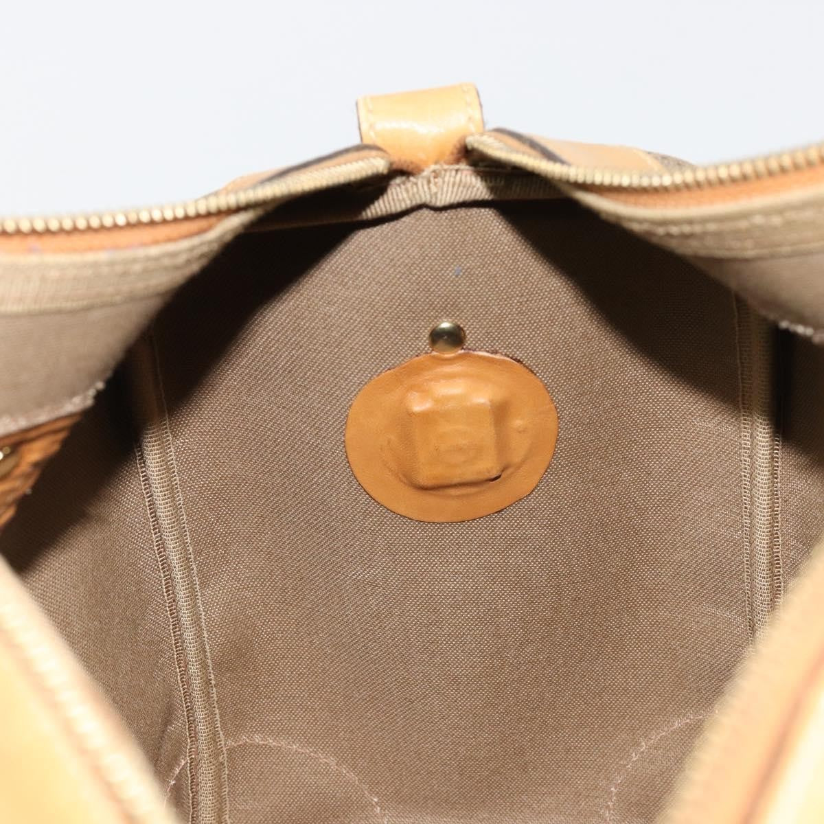 Gucci Vintage Travel bag GG Canvas, Beige, PVC, Travel Bag