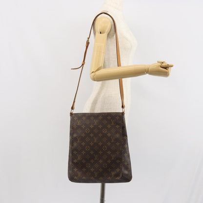 Louis Vuitton Musette Salsa Handbag Monogram Canvas, BROWN, CANVAS, Shoulder bag