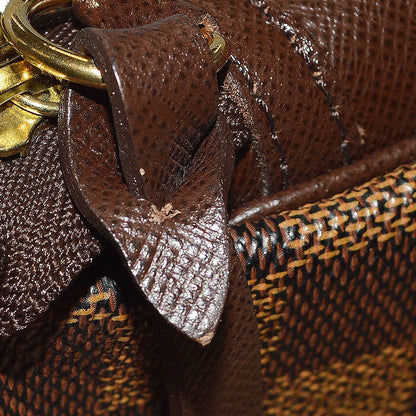 Louis Vuitton Trousse Make Up Bag Damier Canvas, Brown, Canvas, Clutch