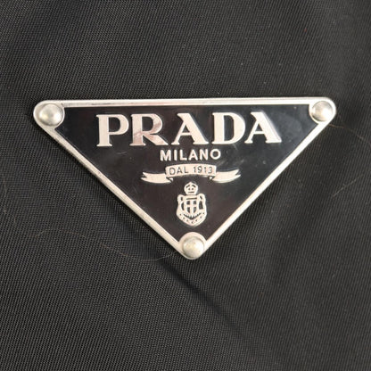 Prada Vintage Boston Bag Nylon, BLACK, NYLON, Travel bag