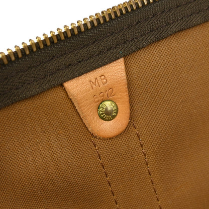 Louis Vuitton Keepall Bag Monogram Canvas, BROWN, CANVAS, Travel bag