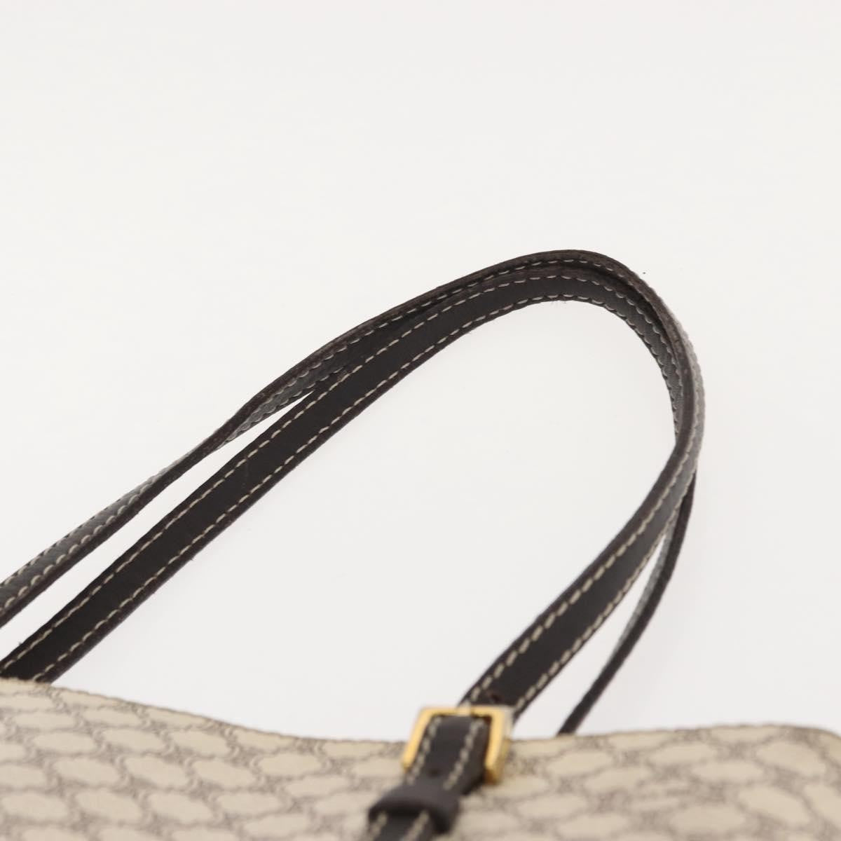 Celine Vintage Macadam Tote bag Canvas, WHITE, CANVAS, Tote bag