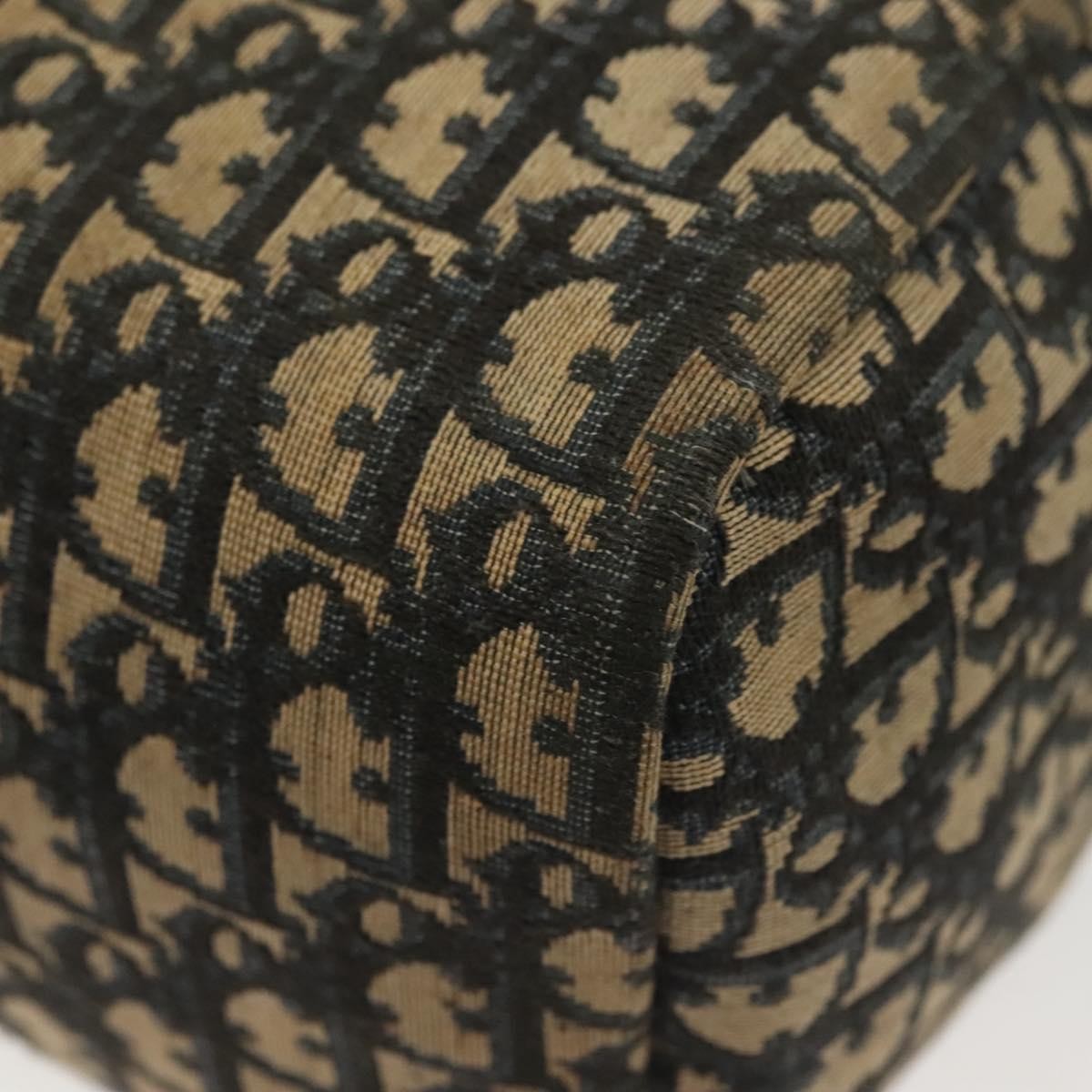 Christian Dior Vintage Trotter Boston Bag Diorissimo Canvas, NAVY, CANVAS, Travel bag