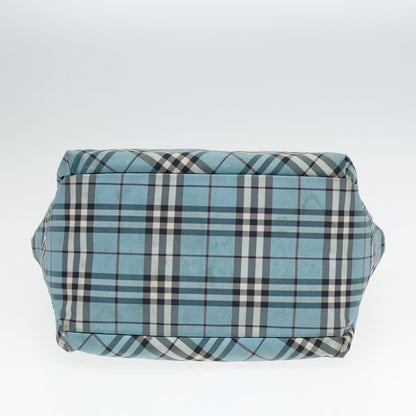 Burberry Nova Check Tote Nylon, BLUE, NYLON, Tote bag