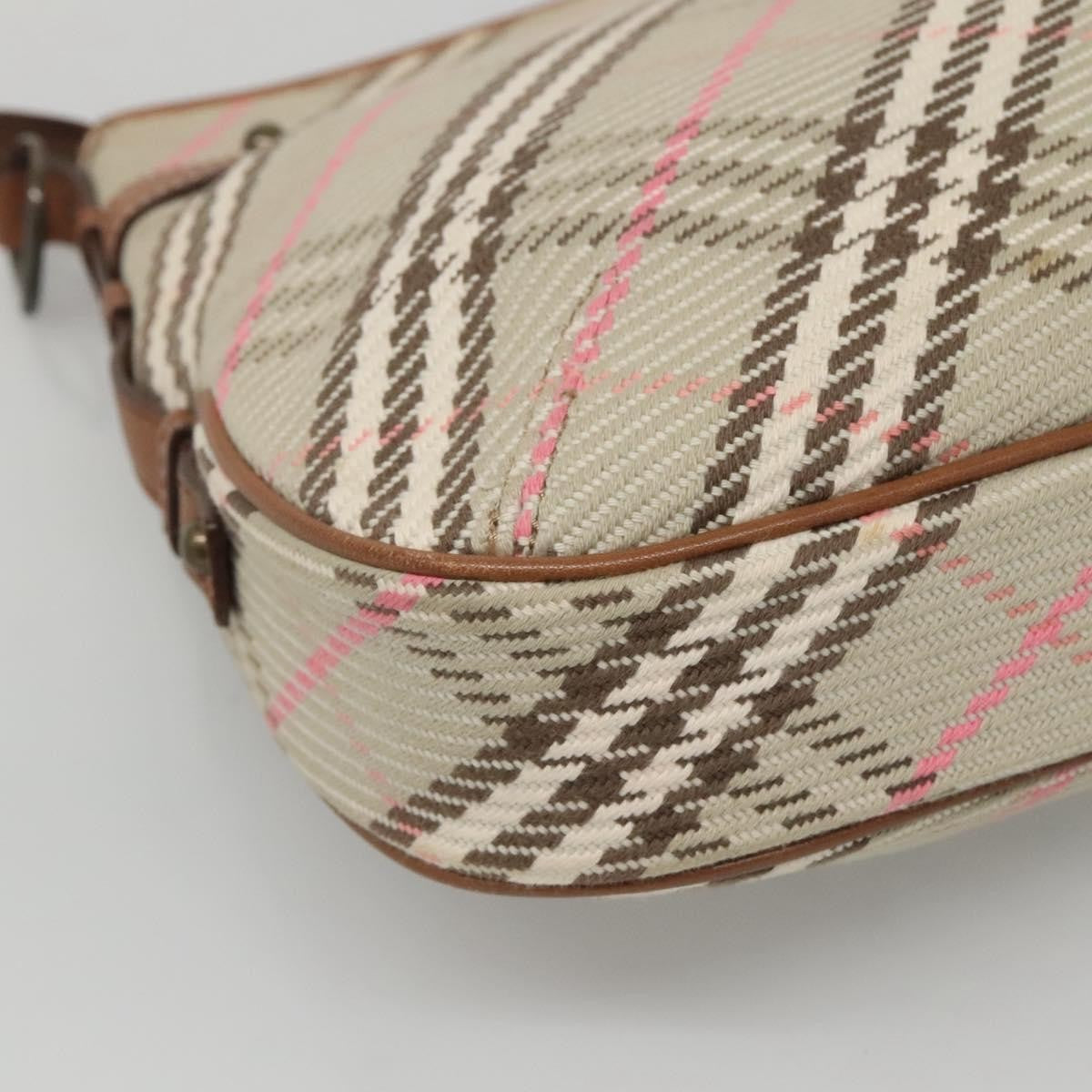 Burberry Nova check Shoulder bag Canvas, BEIGE, CANVAS, Shoulder bag