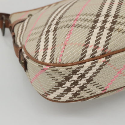 Burberry Nova check Shoulder bag Canvas, BEIGE, CANVAS, Shoulder bag