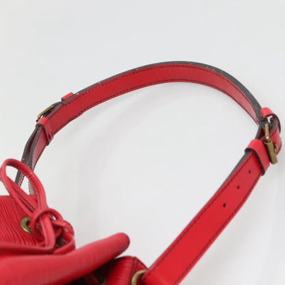Louis Vuitton Petit Noe Handbag Epi Leather, RED, LEATHER, Shoulder bag