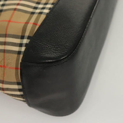 Burberry Nova Check Handbag Nova Check Canvas, BEIGE, CANVAS, Handbag