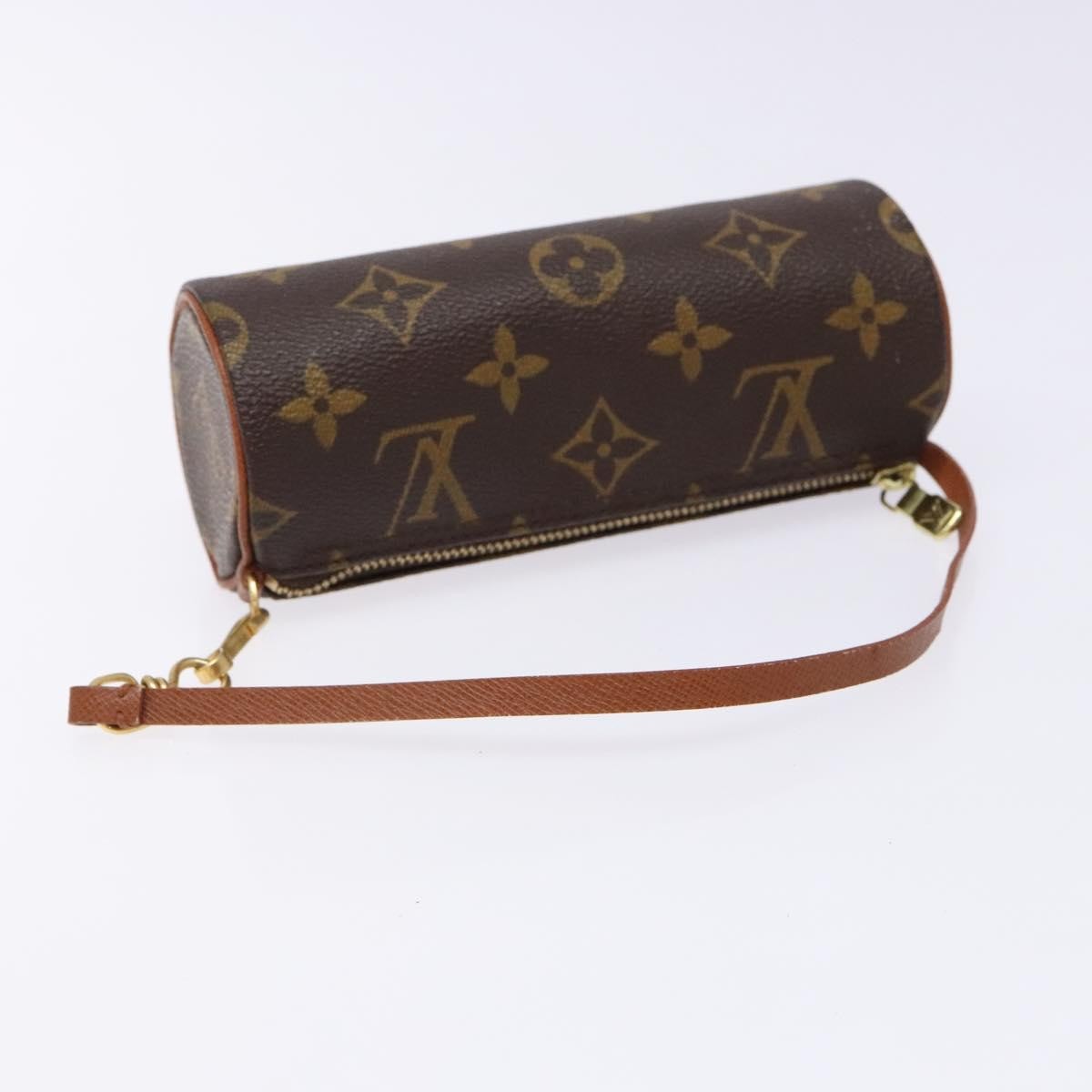 Louis Vuitton Papillon Pochette Monogram Canvas, BROWN, CANVAS, Handbag
