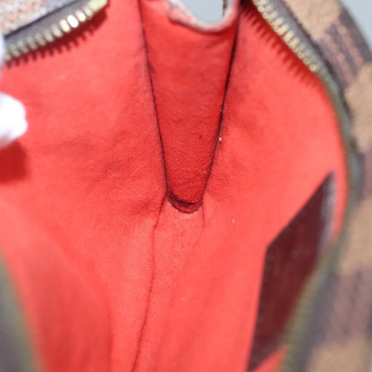 Louis Vuitton Marais Bucket Zip Pouch Damier, BROWN, CANVAS, Clutche & pouche