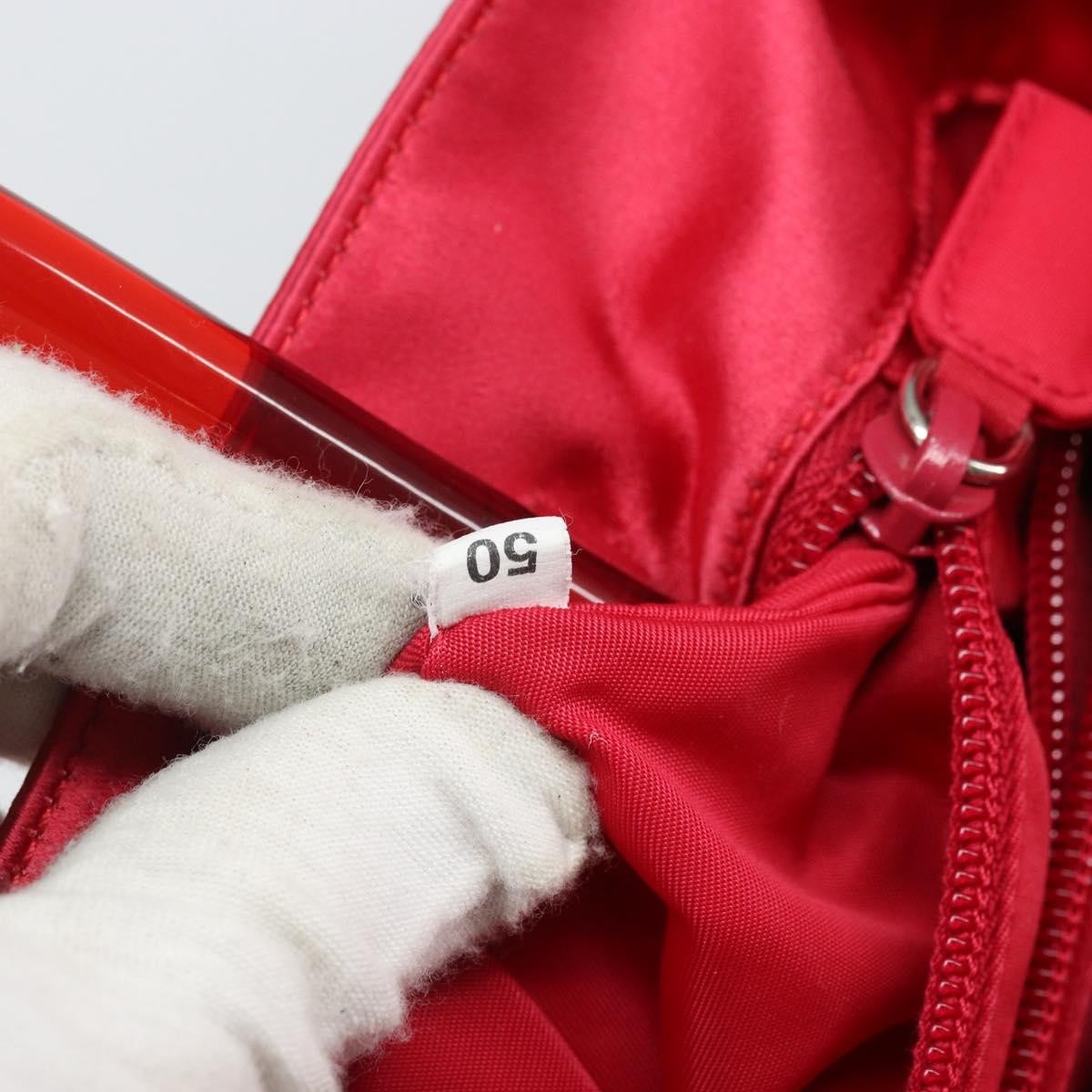 Prada Vintage Handbag Satin, Red, Satin, Handbag