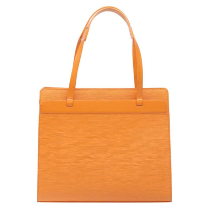 Louis Vuitton Croisette Handbag Epi Leather, ORANGE, LEATHER, Handbag