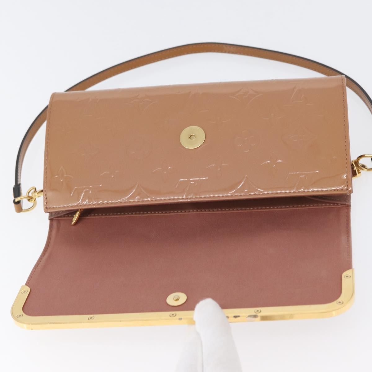 Louis Vuitton Rossmore Handbag Monogram Vernis, PINK, PATENT_LEATHER, Shoulder bag