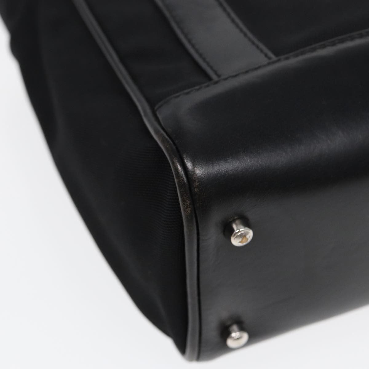 Gucci Vintage Handbag Nylon, BLACK, NYLON, Handbag