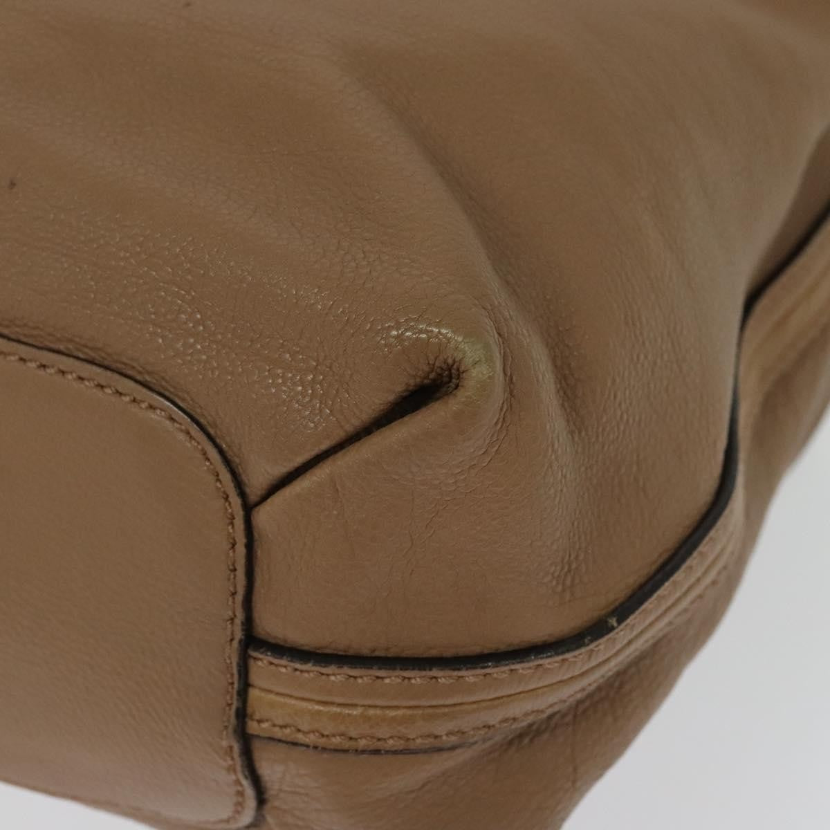 Chloe Elsie Convertible Satchel Leather, BEIGE, LEATHER, Handbag