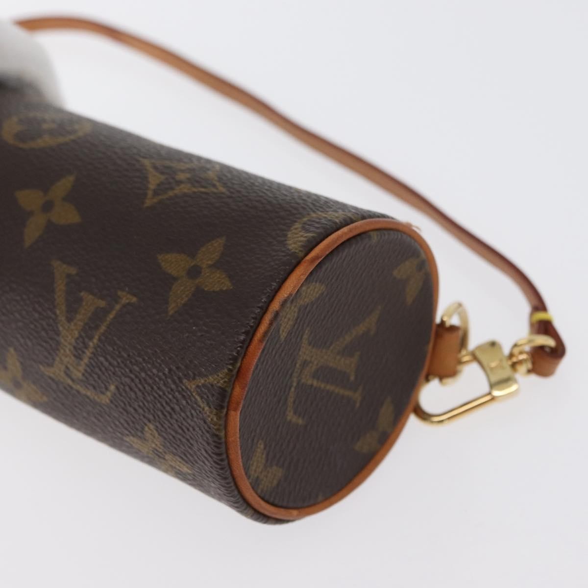 Louis Vuitton Papillon Pochette Monogram Canvas, BROWN, CANVAS, Clutche & pouche