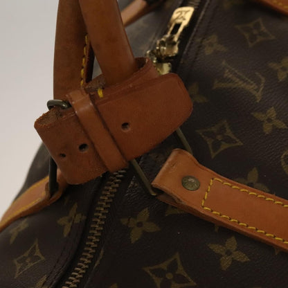 Louis Vuitton Keepall Bag Monogram Canvas, BROWN, CANVAS, Travel bag