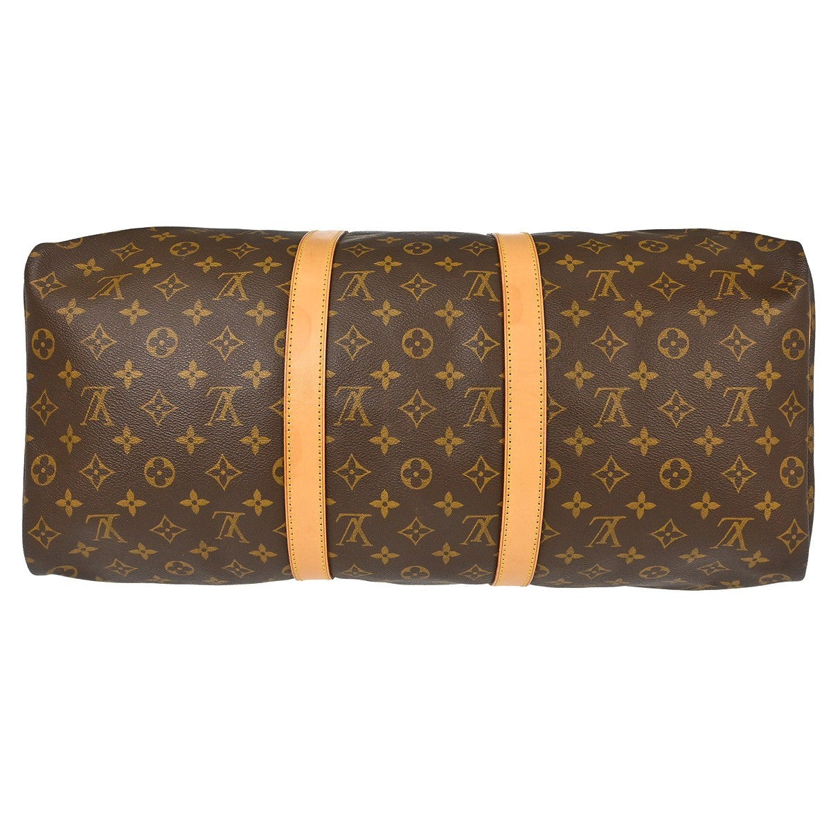Louis Vuitton Keepall Bag Monogram Canvas, Brown, Canvas, Travel Bag