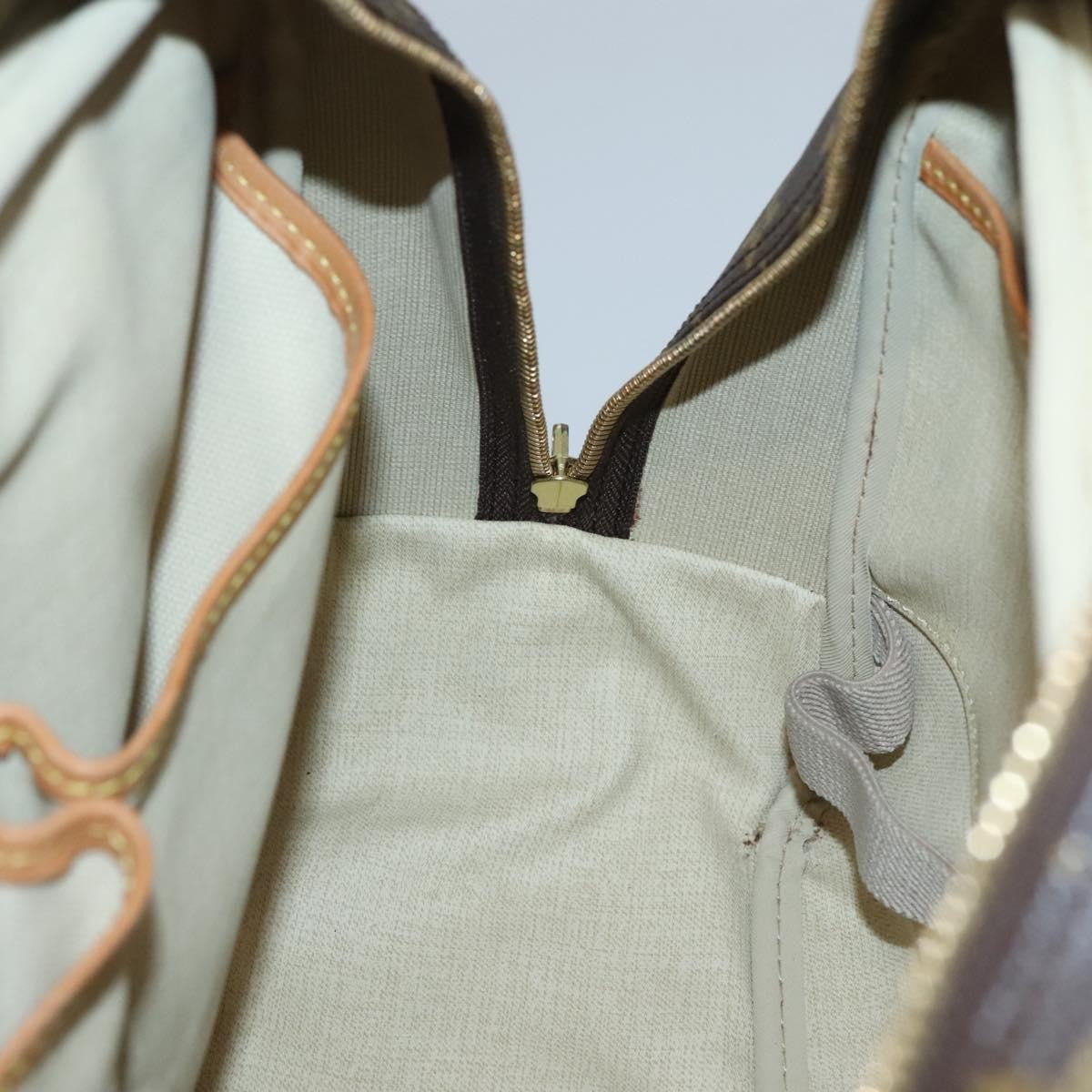 Louis Vuitton Deauville Handbag Monogram Canvas, BROWN, CANVAS, Handbag