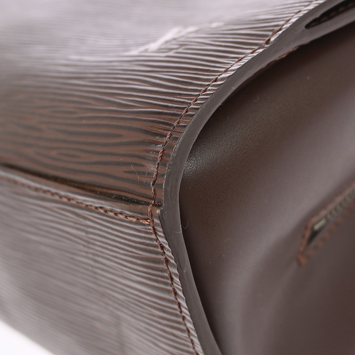 Louis Vuitton Pont Neuf Handbag Epi Leather, BROWN, LEATHER, Handbag