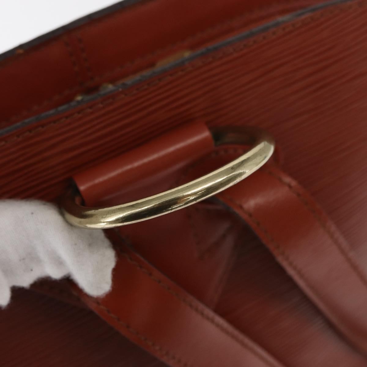 Louis Vuitton Gobelins Backpack Epi Leather, BROWN, LEATHER, Backpack