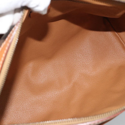 Celine Vintage Macadam Boston bag Canvas, Brown, Canvas, Handbag