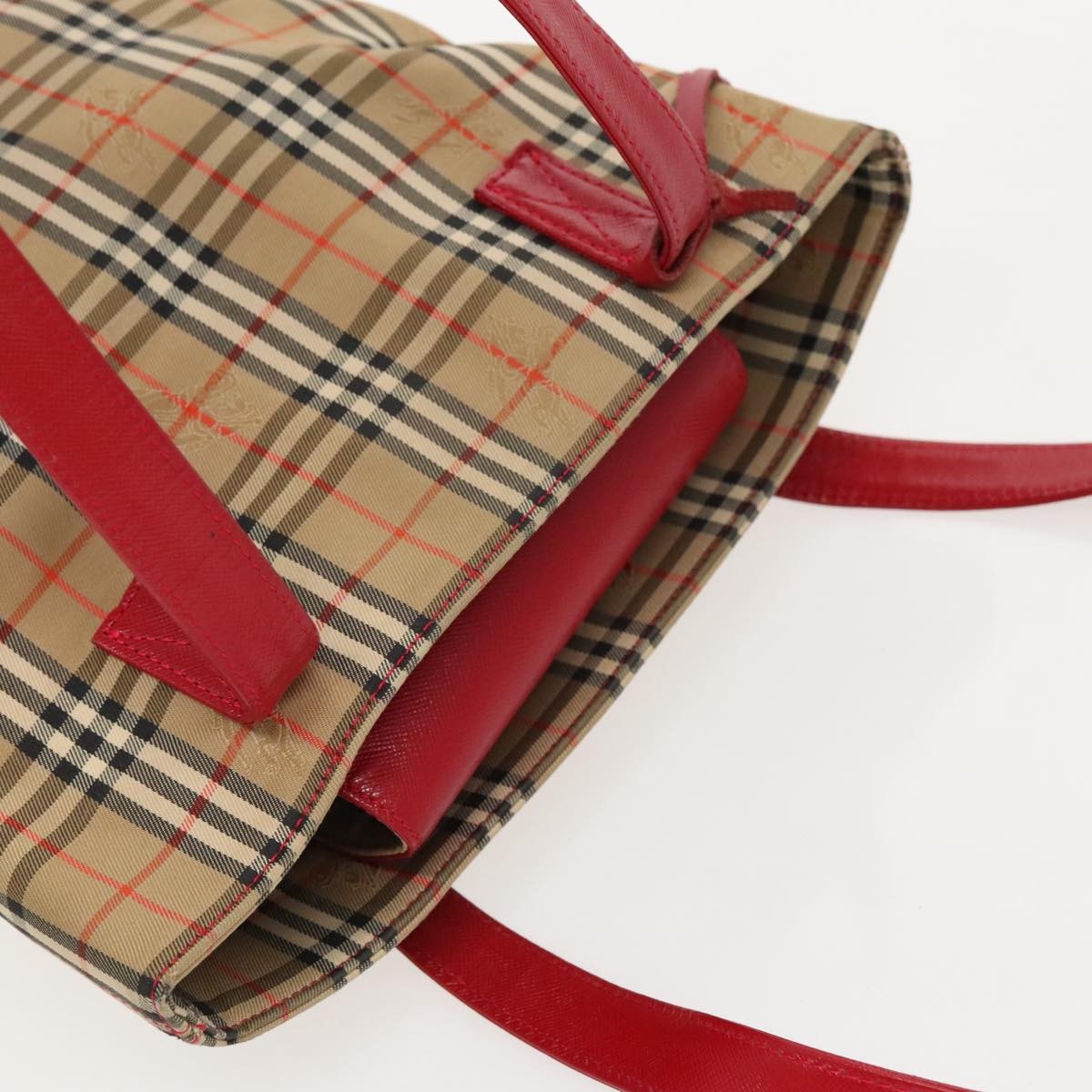 Burberry Nova Check Tote canvas check pattern, BEIGE, CANVAS, Tote bag