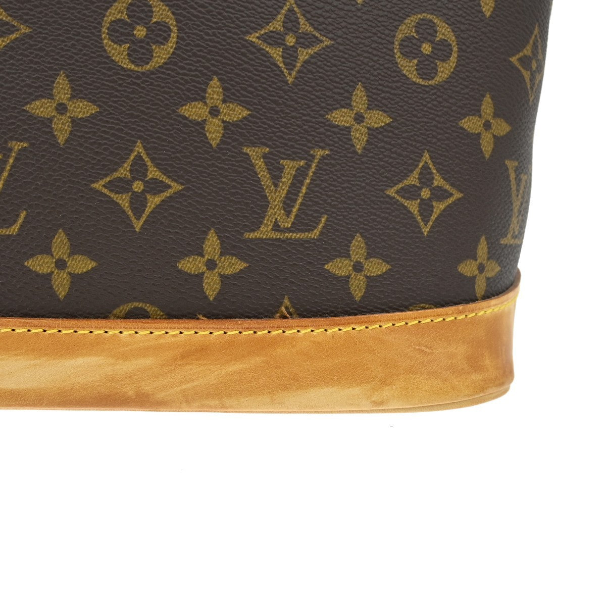 Louis Vuitton Alma Handbag Monogram Canvas, BROWN, CANVAS, Handbag