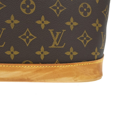 Louis Vuitton Alma Handbag Monogram Canvas, BROWN, CANVAS, Handbag