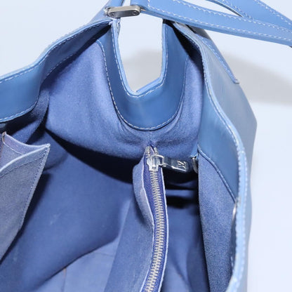 Louis Vuitton Mandara Handbag Epi Leather, BLUE, LEATHER, Shoulder bag