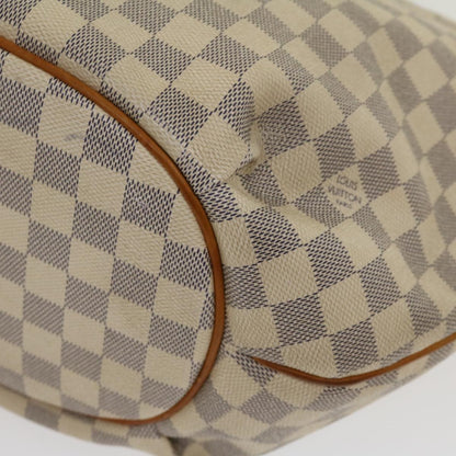 Louis Vuitton Riviera Handbag Damier, WHITE, CANVAS, Handbag