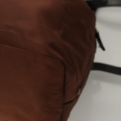Balenciaga Vintage Backpack Nylon, BROWN, NYLON, Backpack