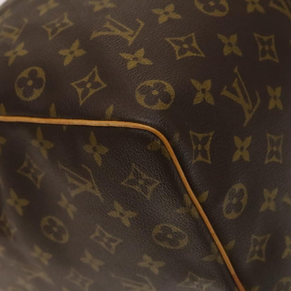 Louis Vuitton Keepall Bag Monogram Canvas, BROWN, CANVAS, Travel bag