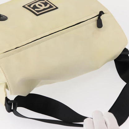 Chanel Sport Line Shoulder Bag Nylon, BEIGE, NYLON, Shoulder bag