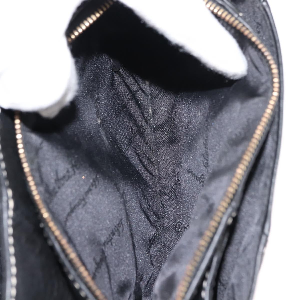 Salvatore Ferragamo Flap Shoulder Bag Leather, BLACK, LEATHER, Shoulder bag