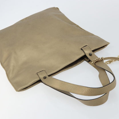 Loewe Anagram Tote Leather, GOLD, LEATHER, Tote bag